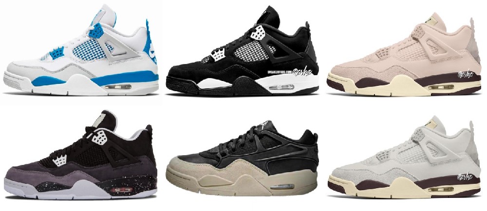 Air Jordan 4,AJ4  AJ4 今年疯狂复刻！这些经典配色，哪些是你的出必入？
