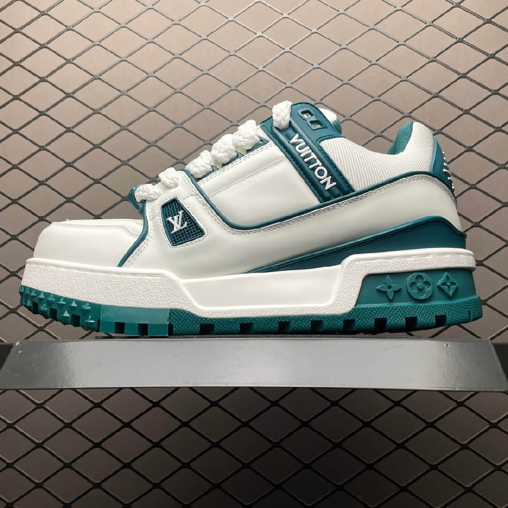Louis Vuitton LV 路易威登 Trainer Maxi 胖丁 白青