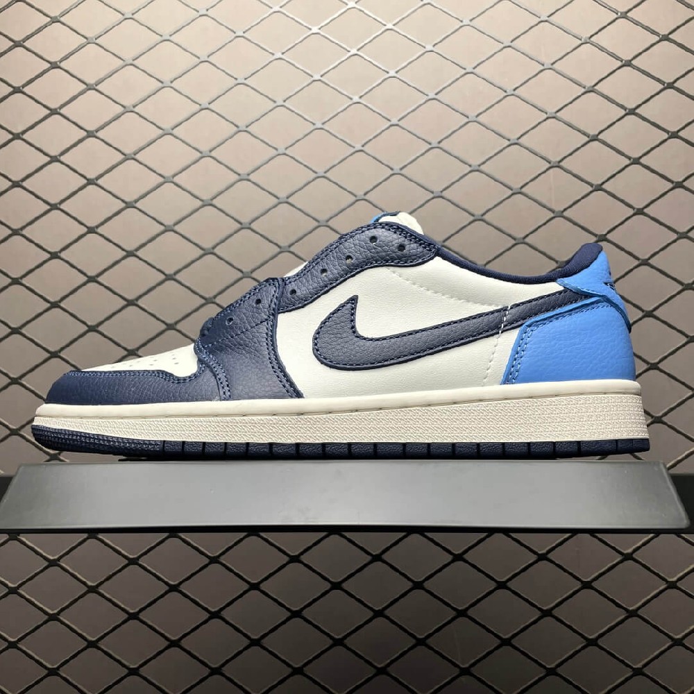 Air Jordan 1 Low OG “Obsidian” AJ1低帮篮球鞋 黑白蓝